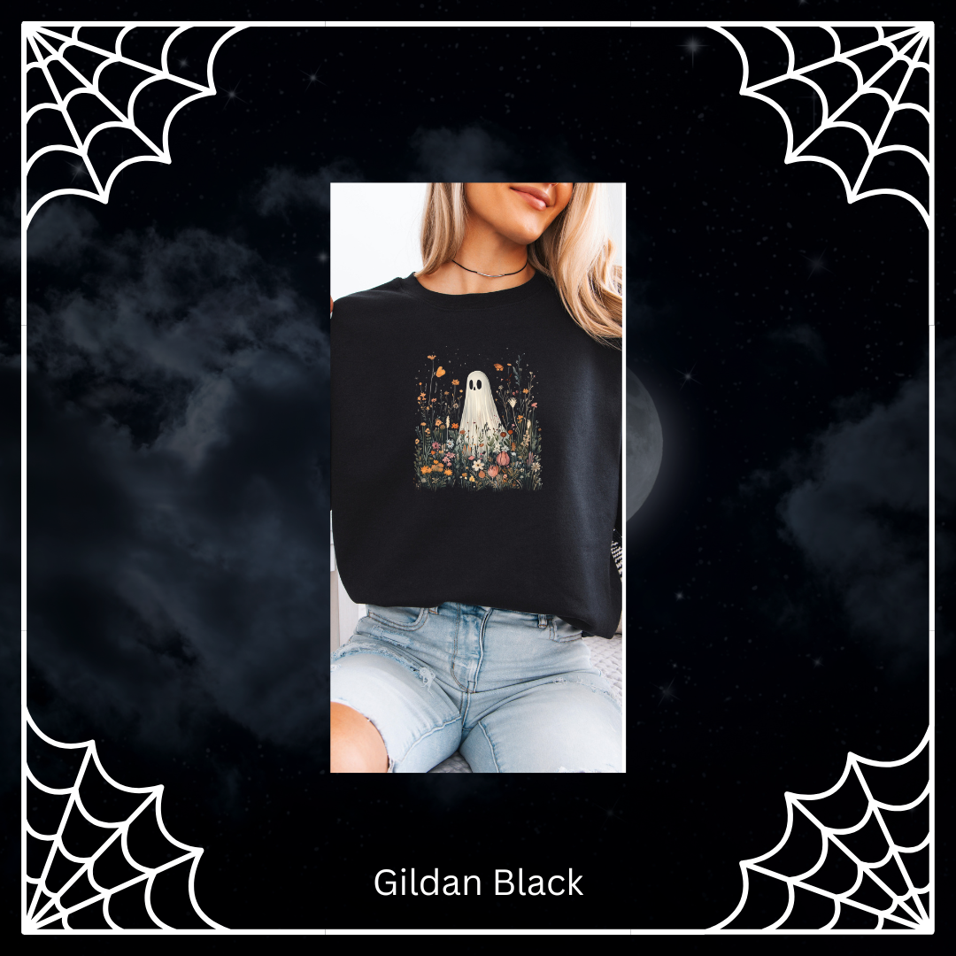 Floral Ghost Garden Tee
