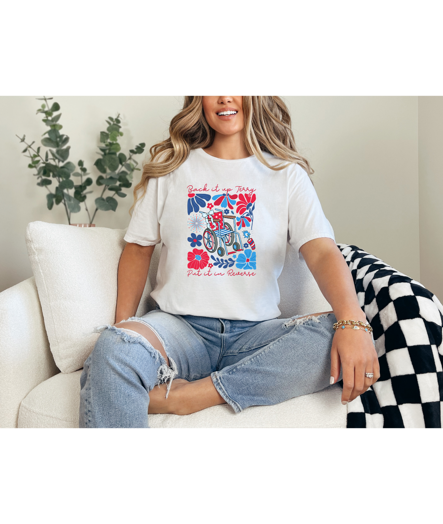 Back It Up Terry Floral Tee