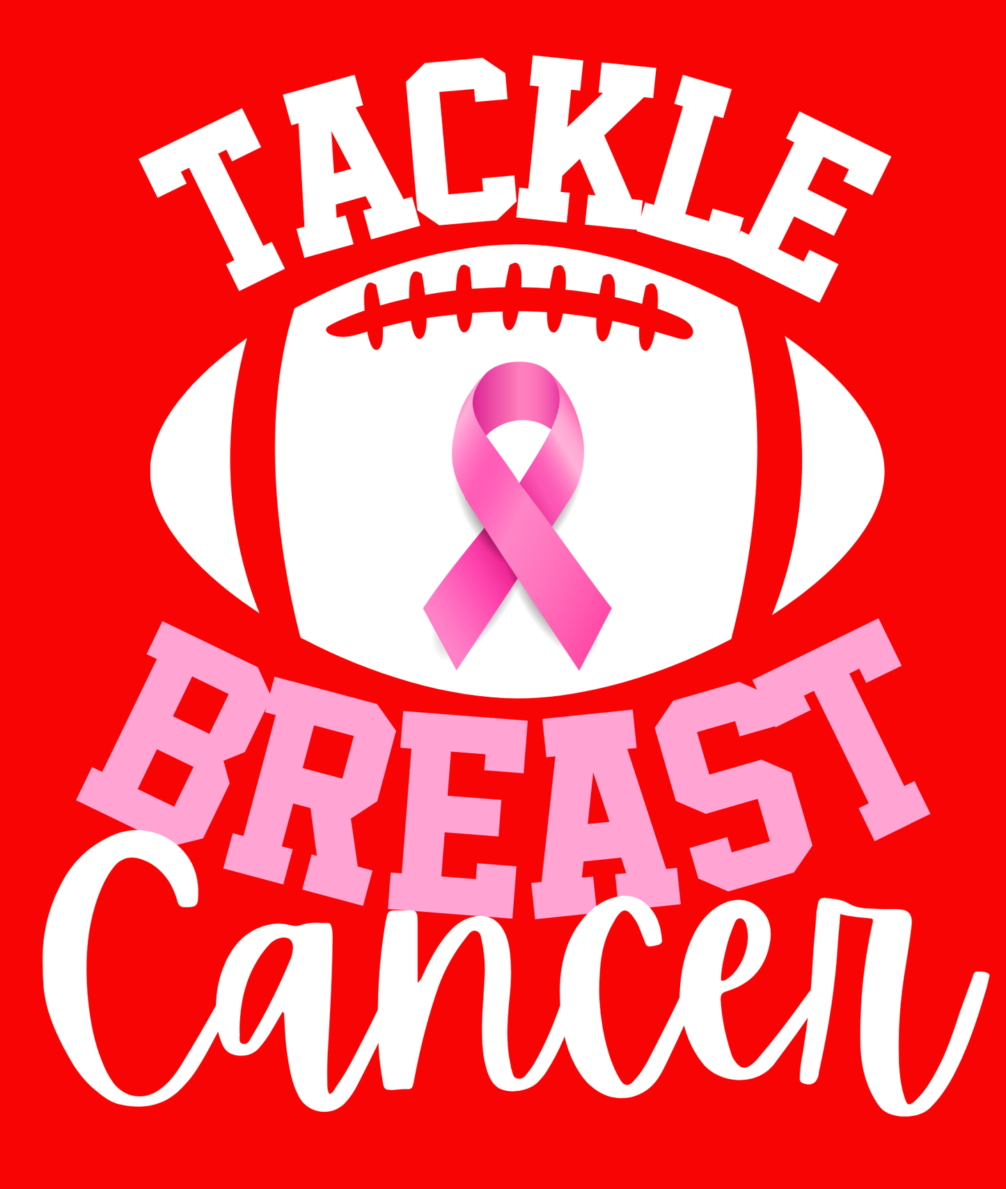 Bearcats Pink Out - Tackle Breast Cancer Long Sleeve Tee