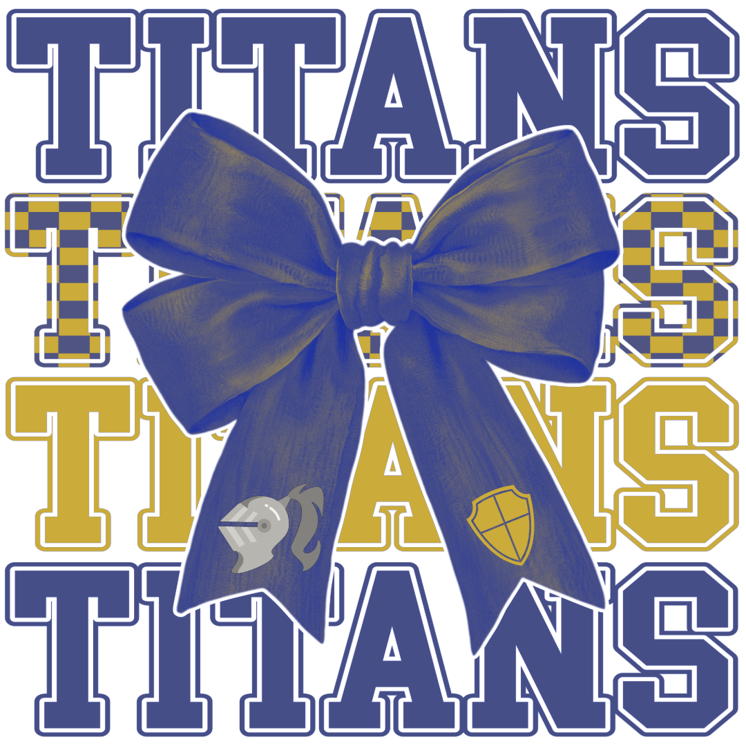 Titans Bow Mascot Tee - Adult