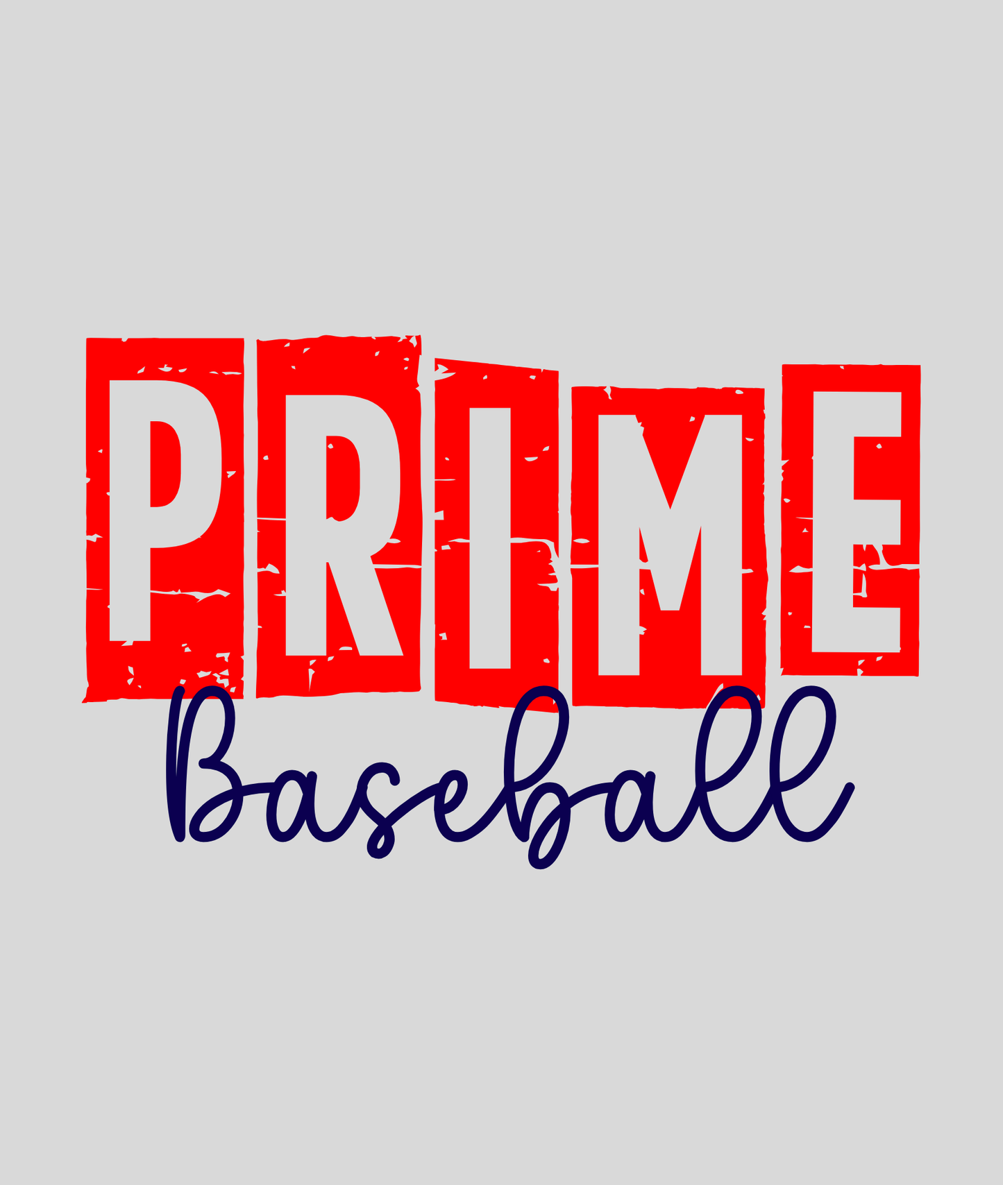 Prime Block Letter Tee