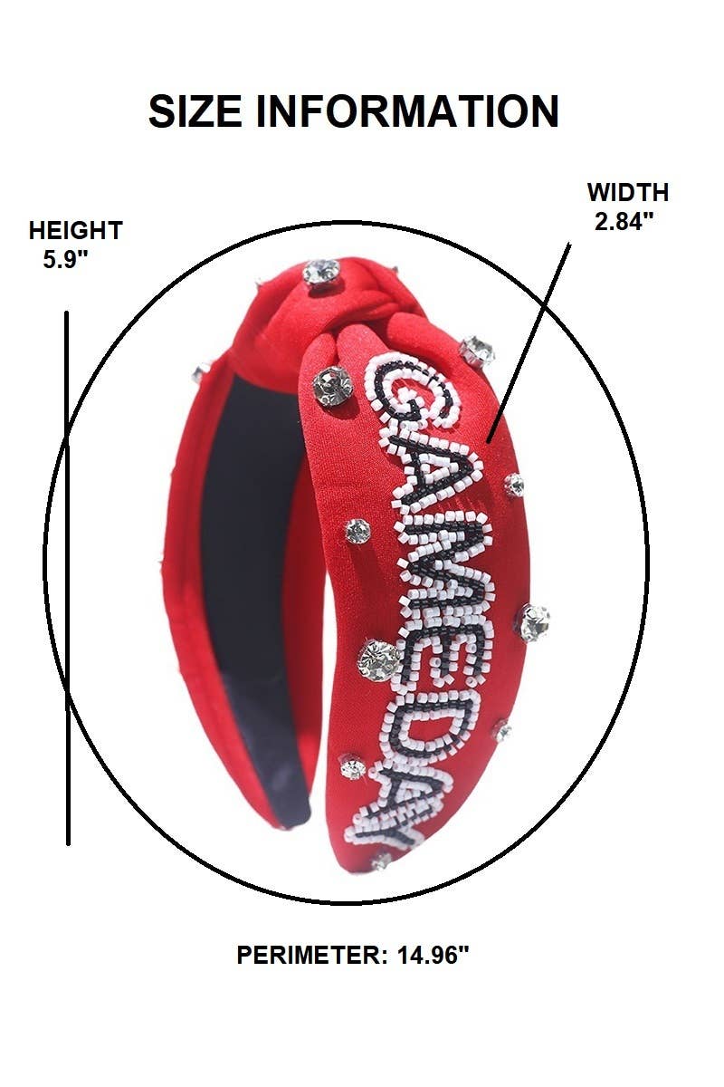 Game Day Rhinestone Headband