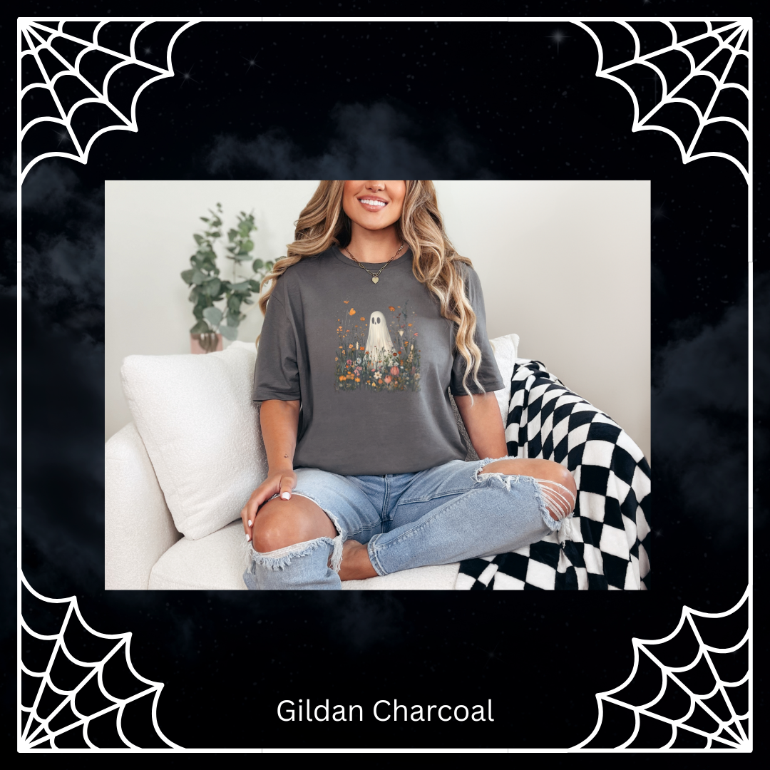 Floral Ghost Garden Tee