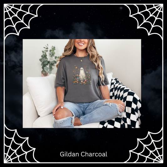 Floral Ghost Garden Tee
