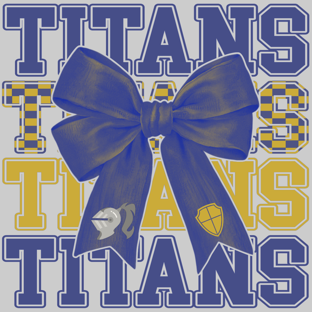 Titans Bow Mascot Tee - Youth