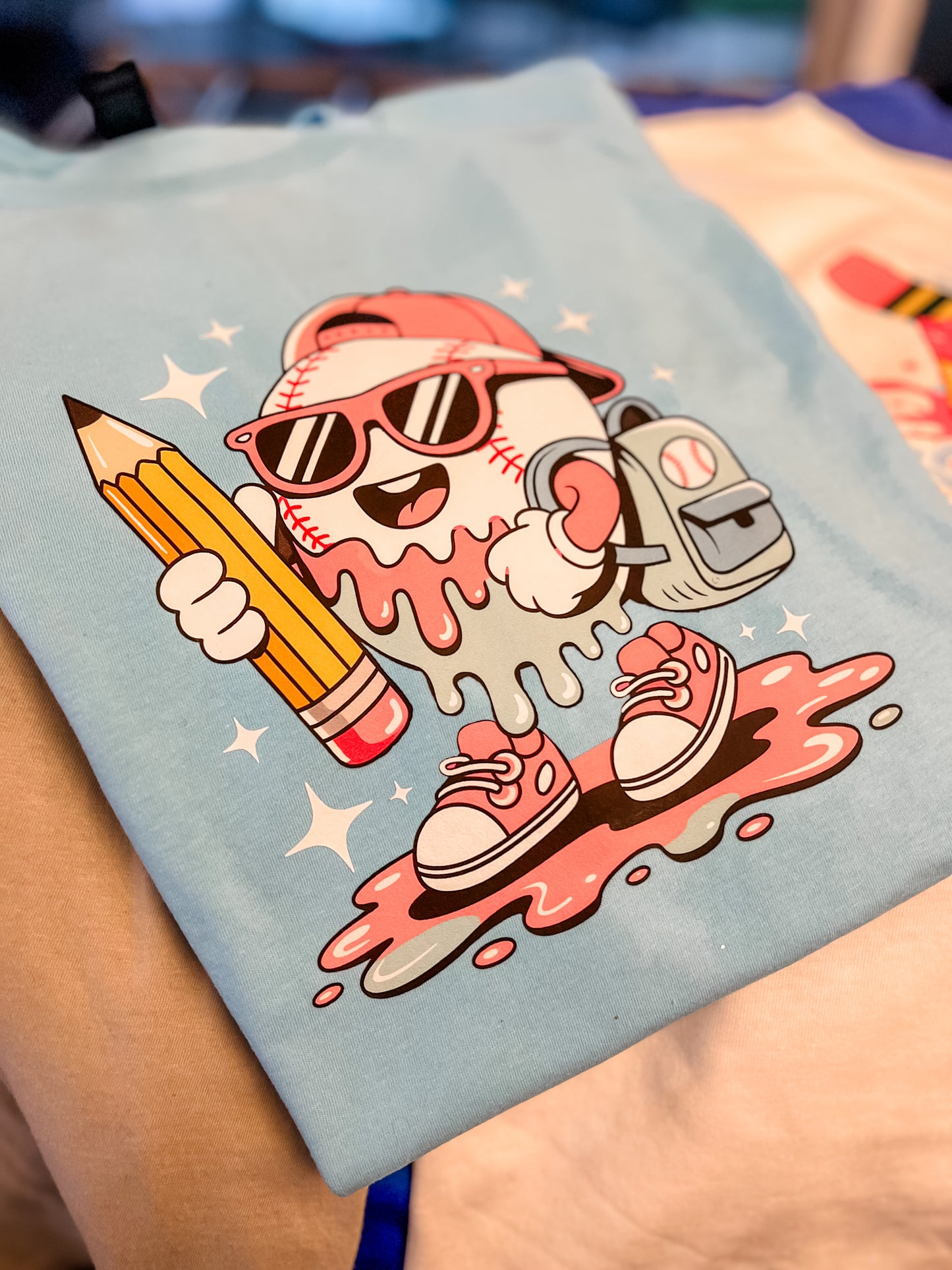 Baseball Back to School Man Tee