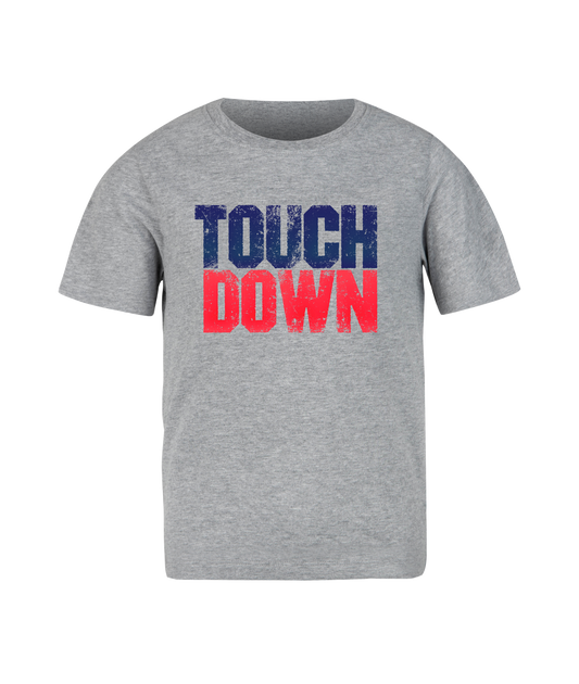 Simple Red-Blue Touch Down Tee