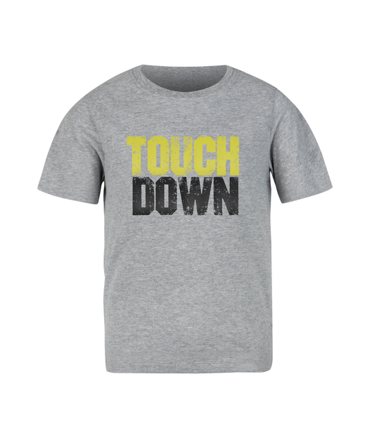 Simple Yellow-Black Touch Down Tee
