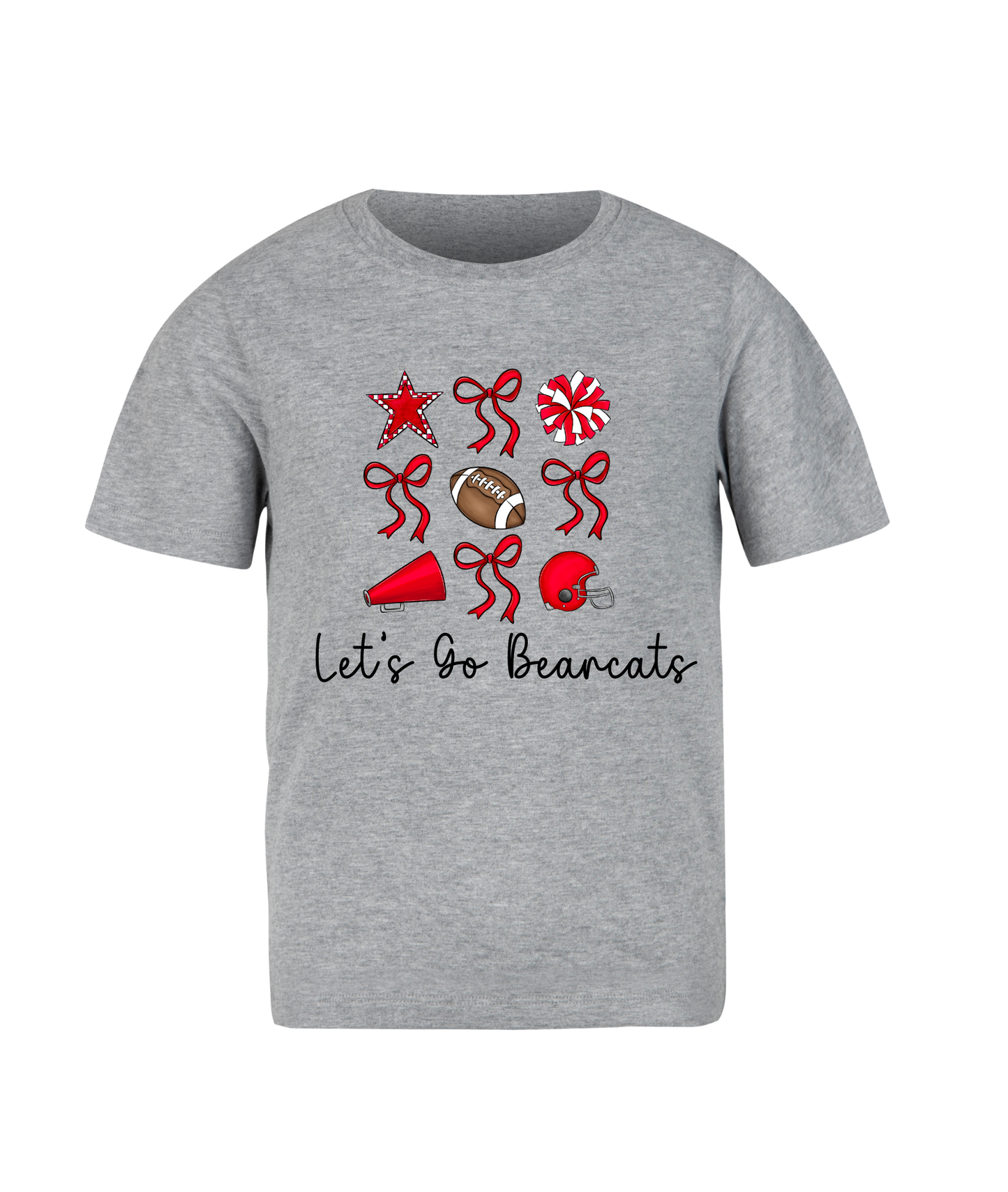 Bearcats Football Bow Tee