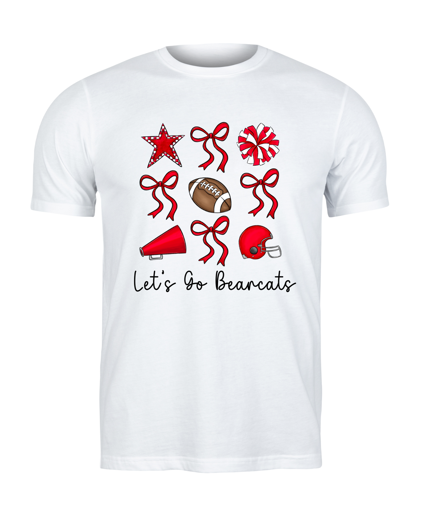 Bearcats Football Bow Tee