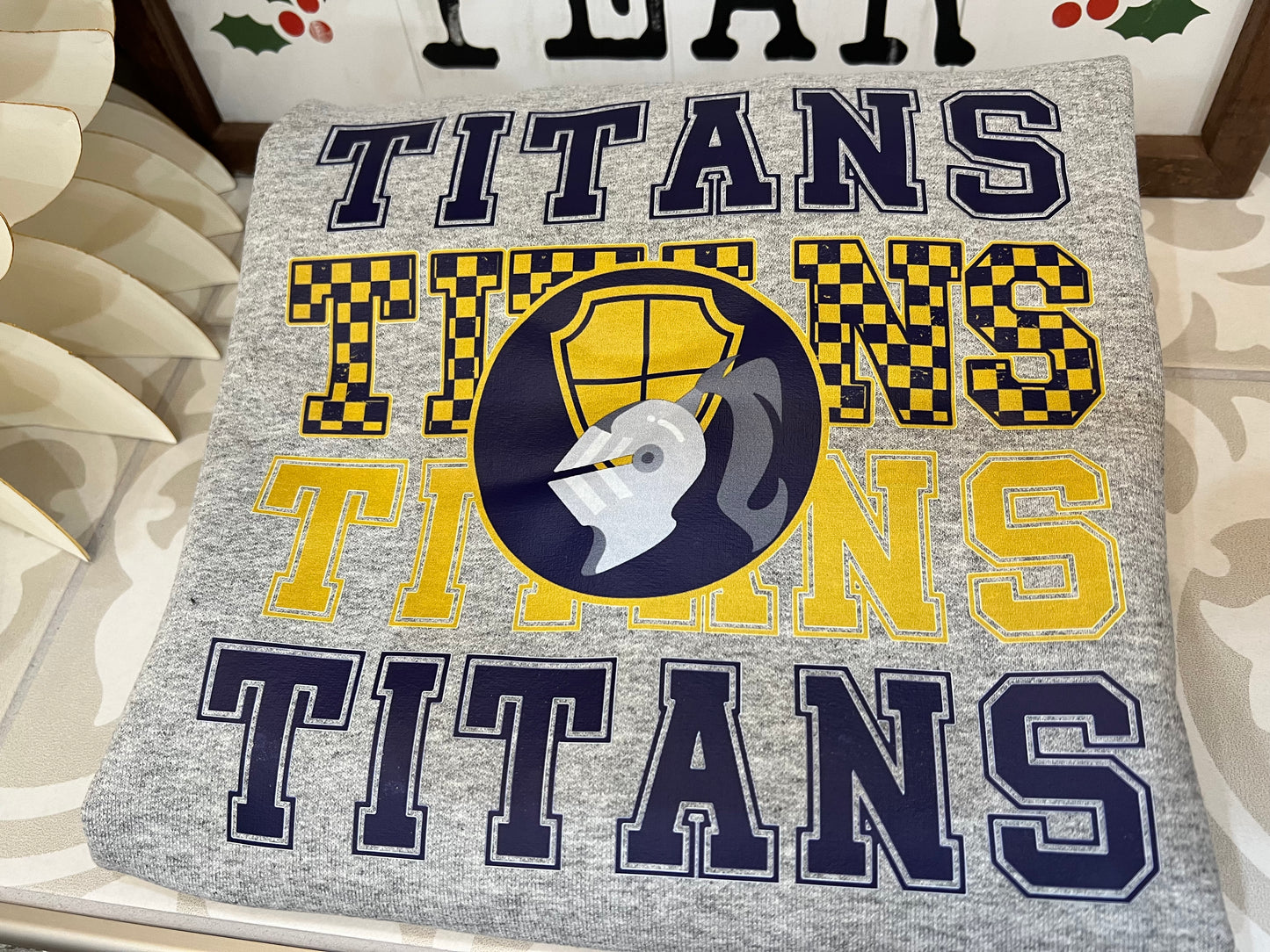 Mascot Letter Tee - Titans - All Sizes