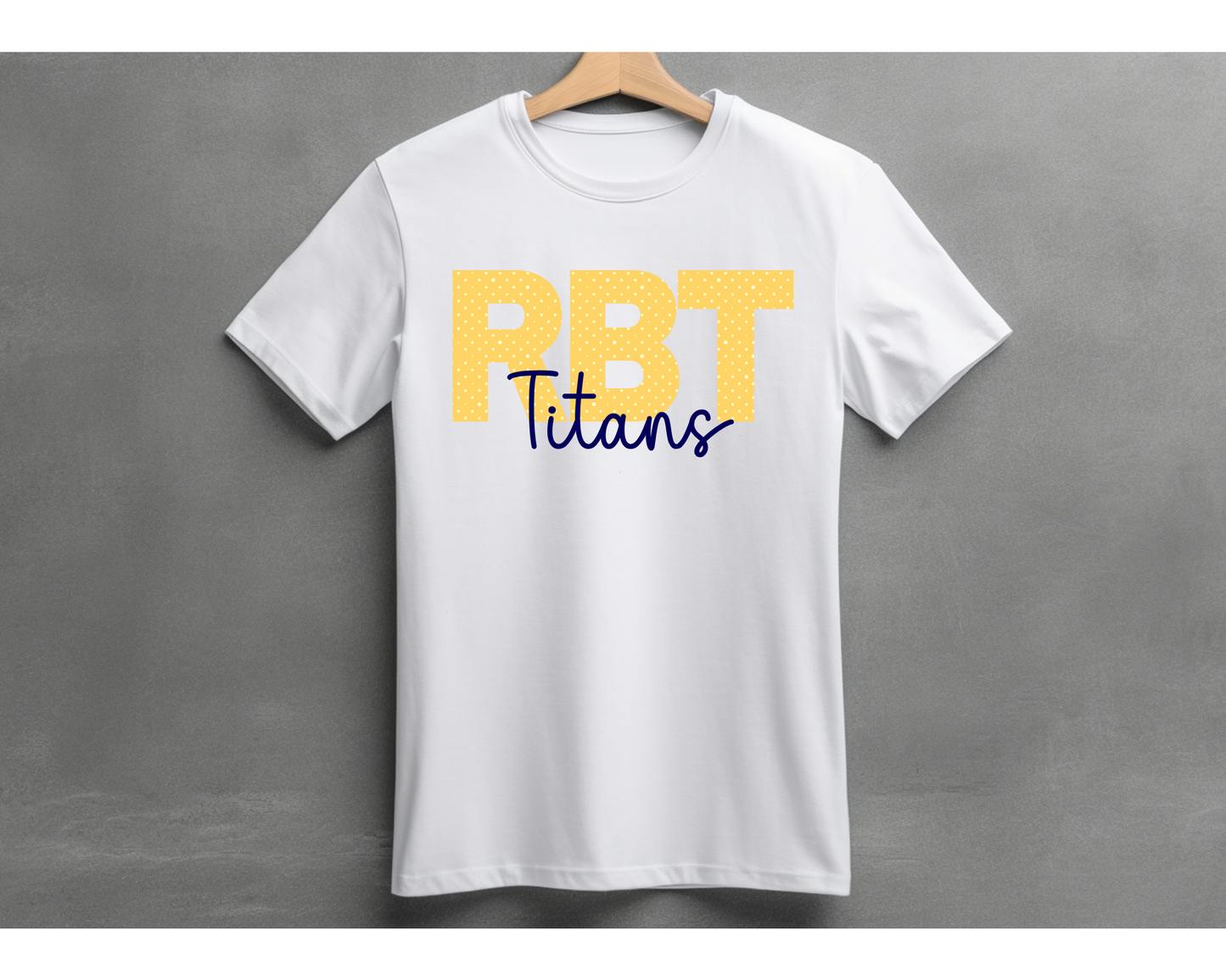 New Titans Polka Dot Tee - Small Letters