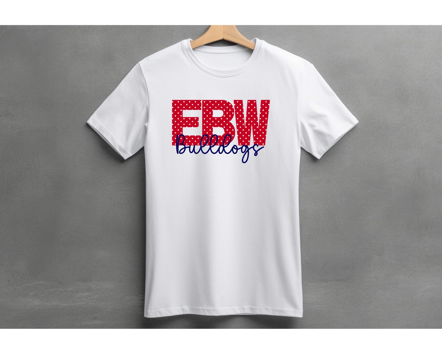 New Bulldogs Polka Dot Tee - Small Letters