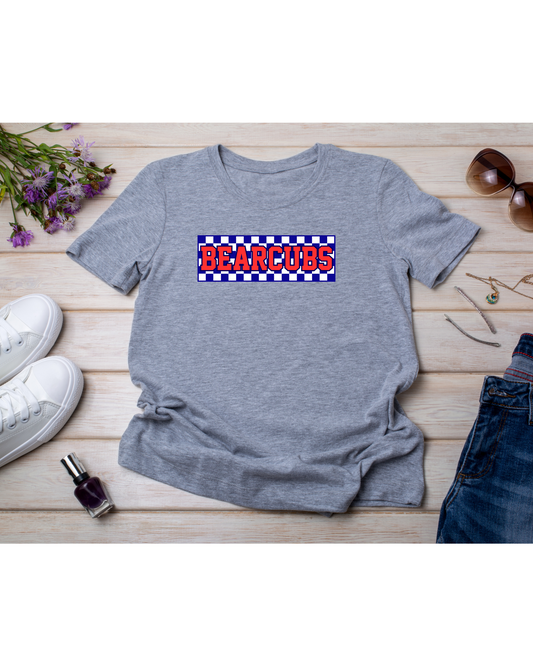 New Bearcubs Checkerboard Tee
