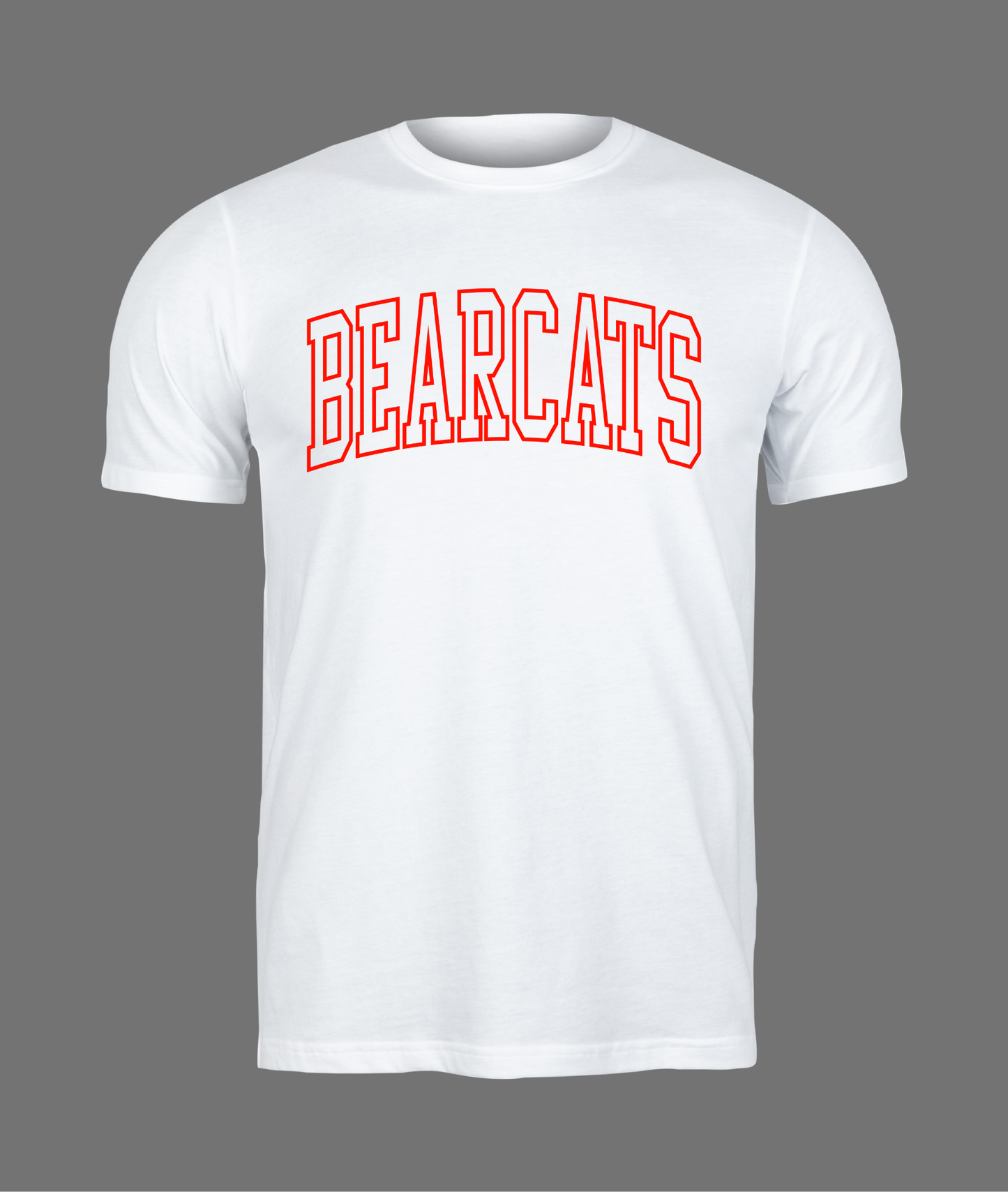 New Bearcats Hollow Tee - Red Design
