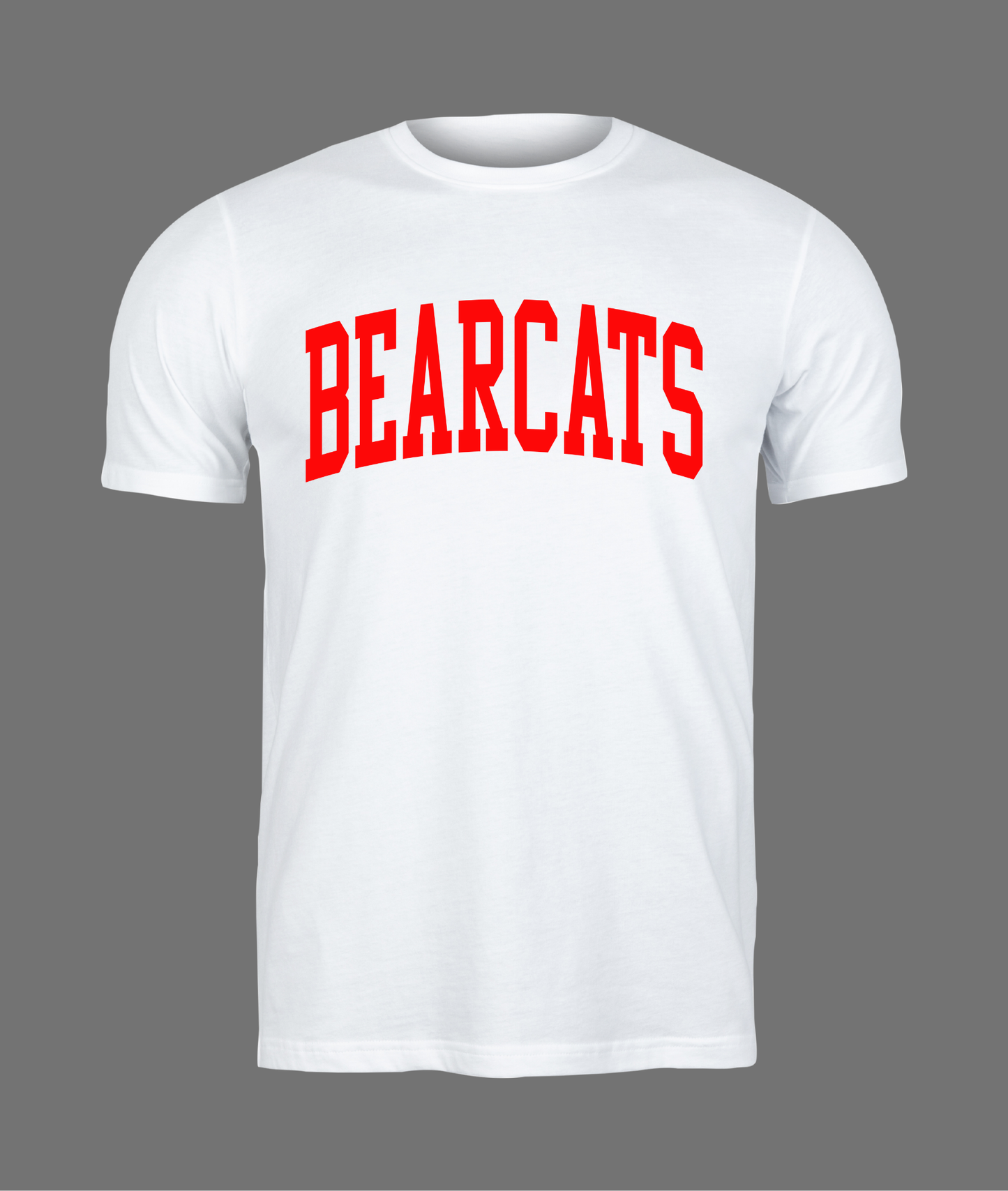 New Bearcats Letter Tee - Red Design