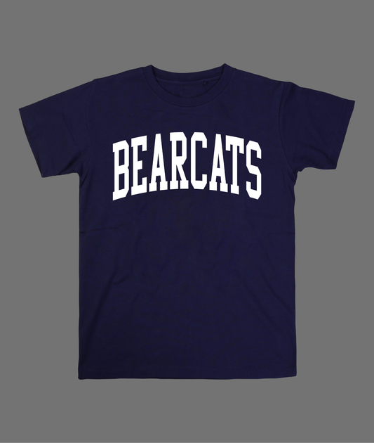 New Bearcats Letter Tee - White Design