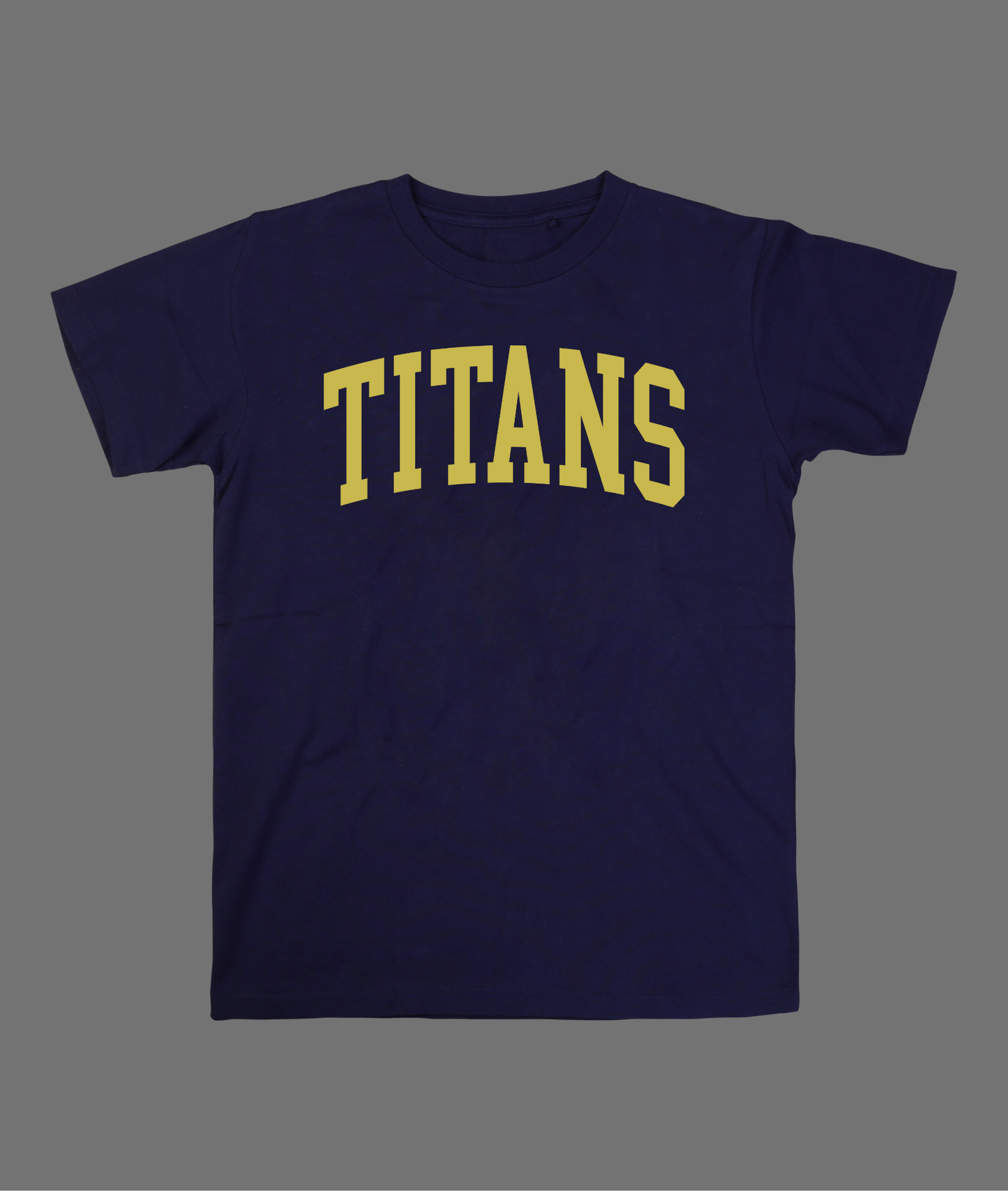 New Titans Hollow & Letter Tee - Yellow Design