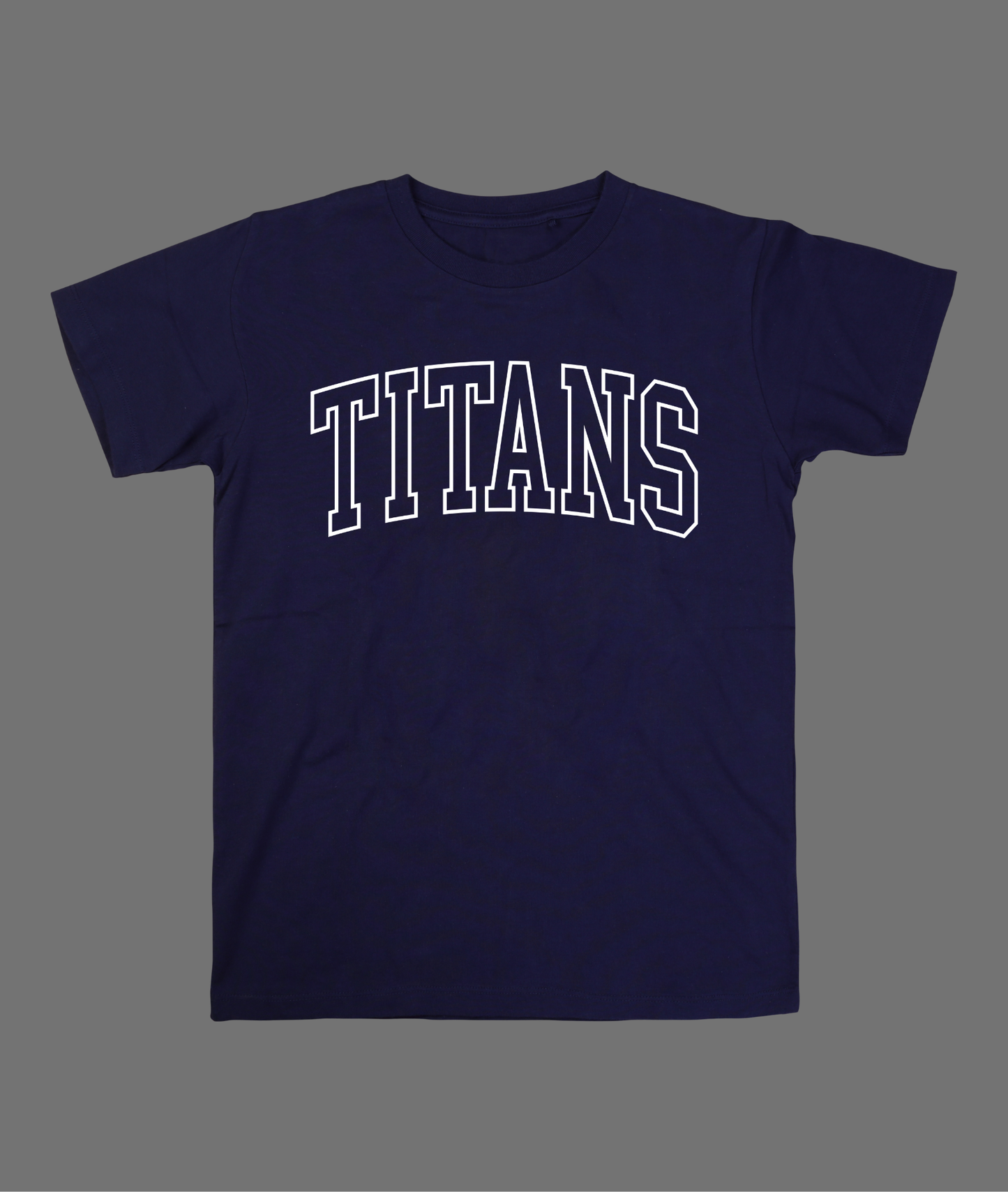 New Titans Hollow & Letter Tee - White Design