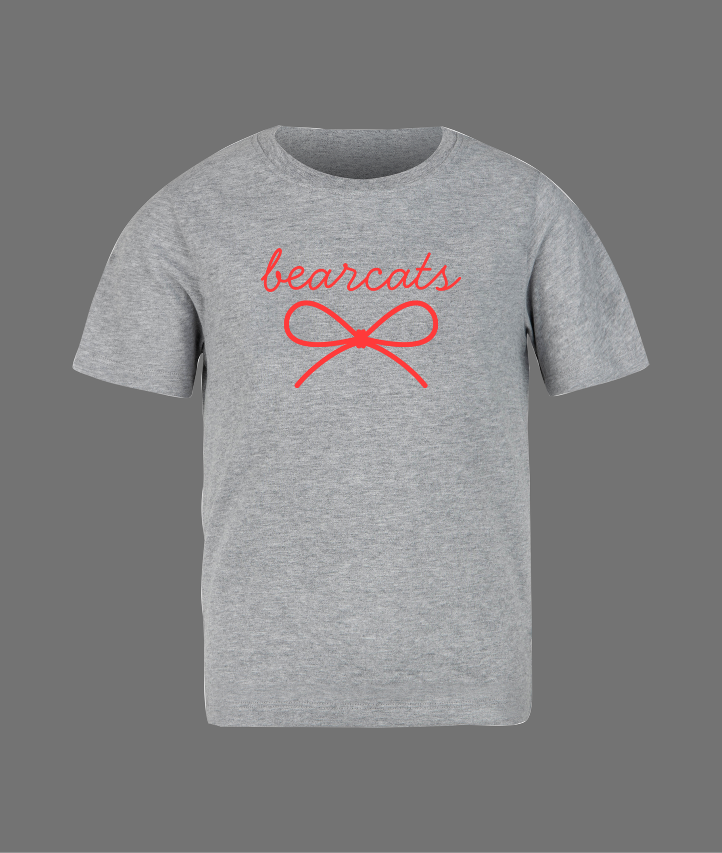 New Bearcats Simple Bow Tee - Red Bow