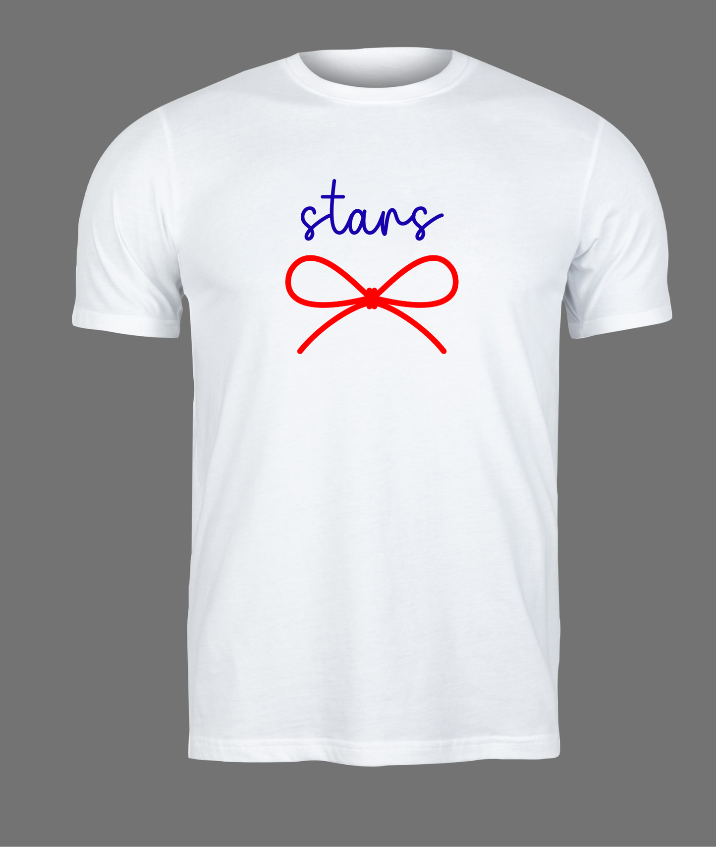 New Stars Simple Bow Tee