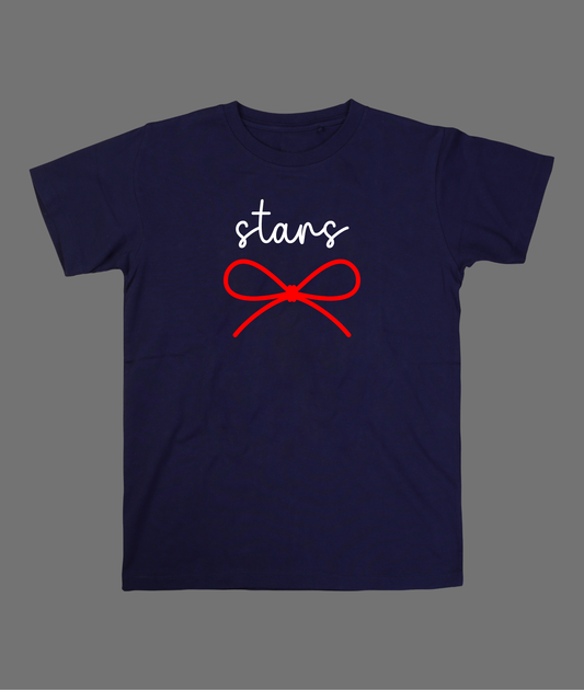 New Stars Simple Bow Tee
