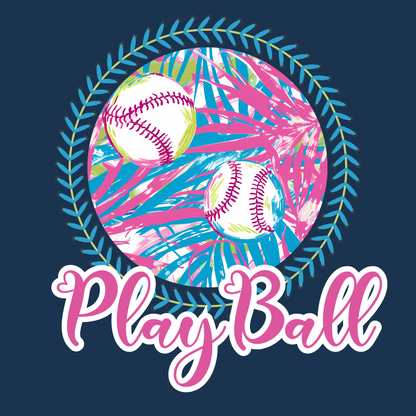 Play Ball Summer Baseball Tee