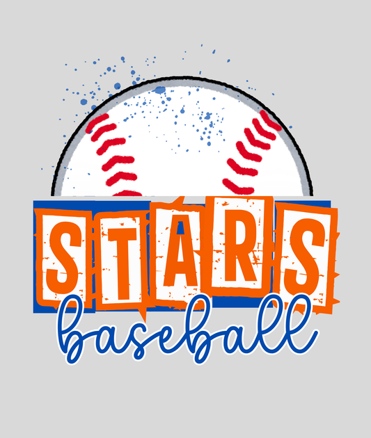 Stars Baseball Splatter Dri-Fit Tee