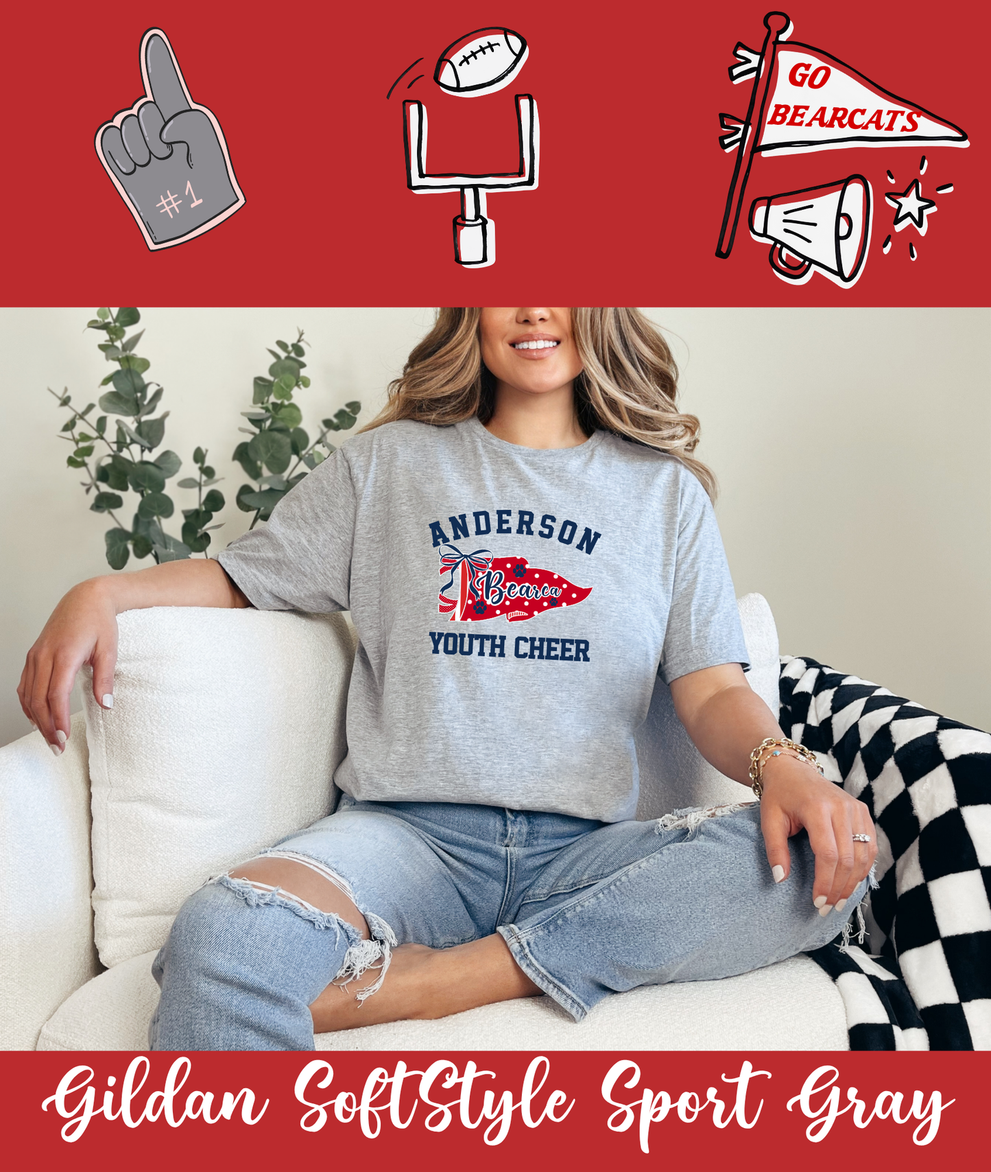 Bearcat Youth Cheer - Design 2