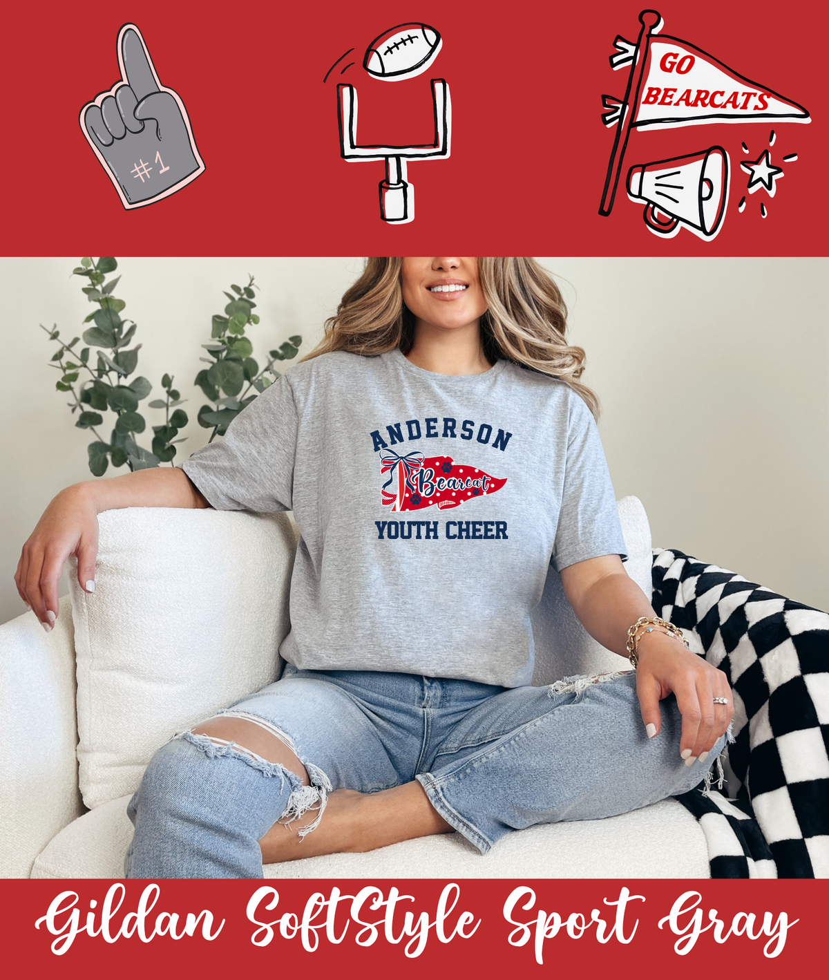 Bearcat Youth Cheer - Design 2