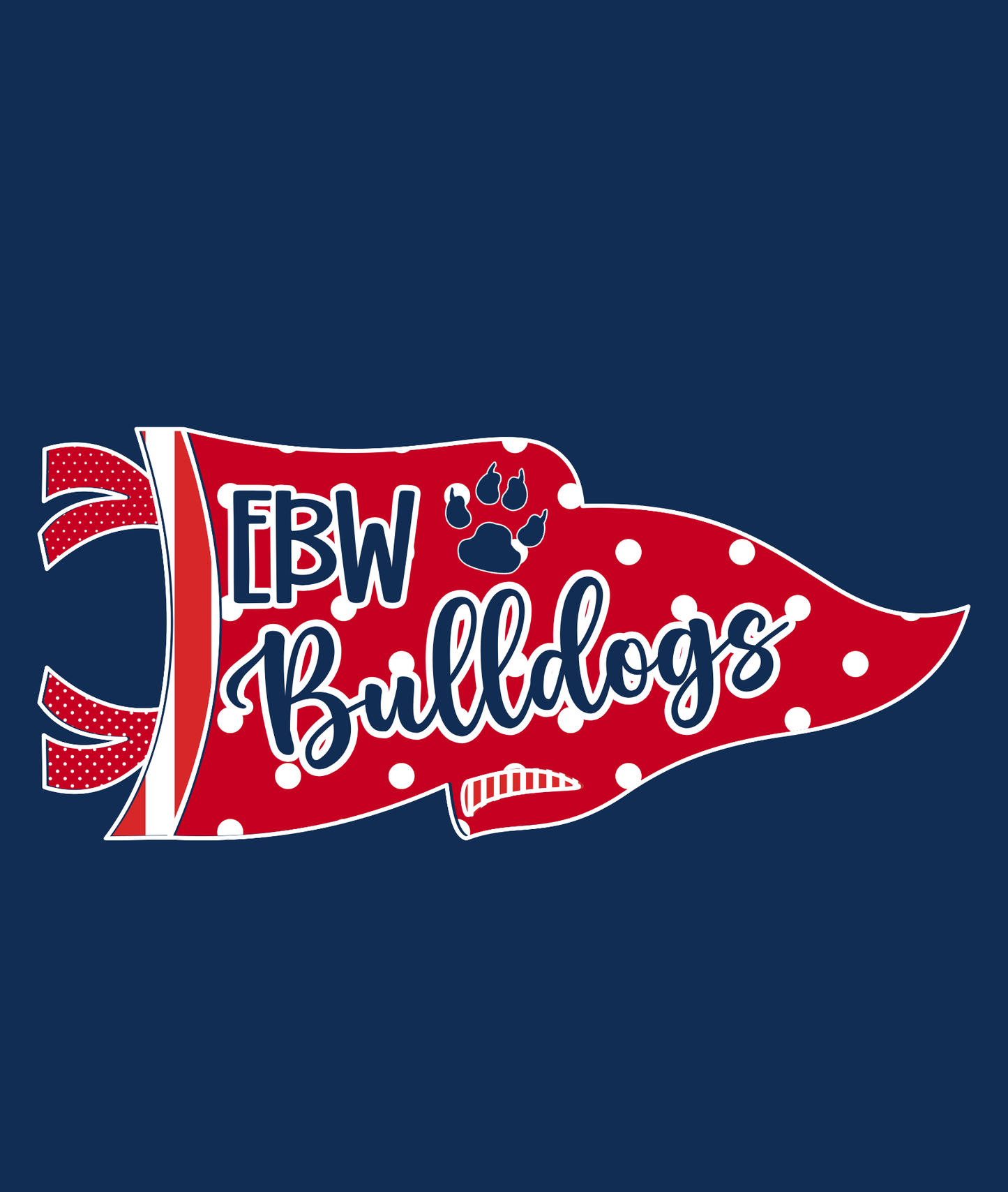 Bulldogs Back to School Design 7 - Adult Sizes