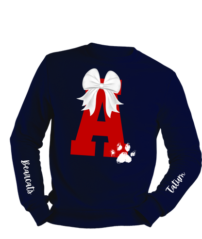 Bearcats Bow Crewneck/Hoodie - Custom