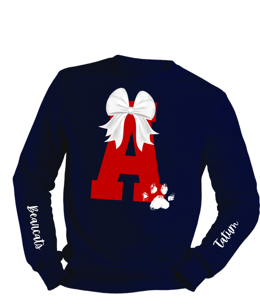 Bearcats Bow Crewneck/Hoodie - Custom