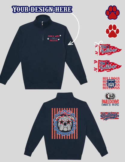 Spirit Quarter Zip - Navy or Gray