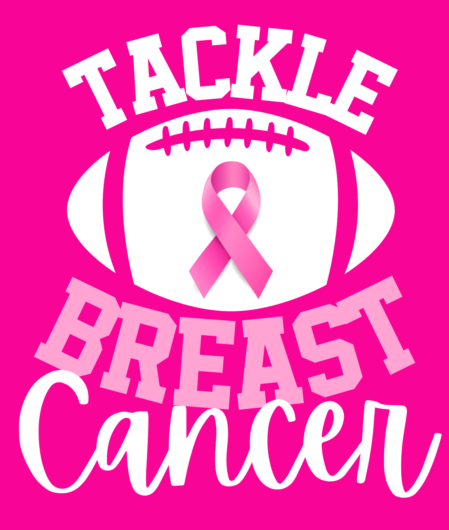 Bearcats Pink Out - Tackle Breast Cancer Long Sleeve Tee