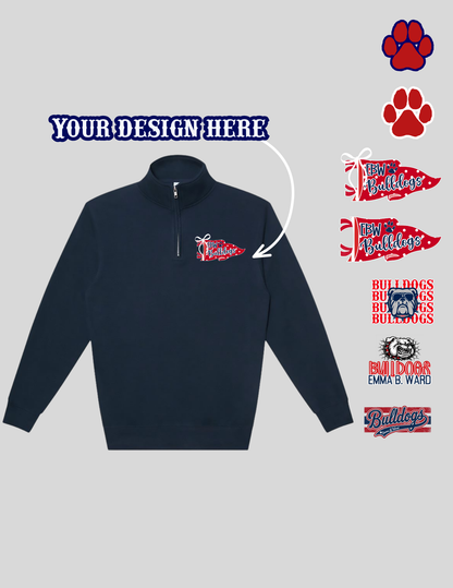 Spirit Quarter Zip - Navy or Gray