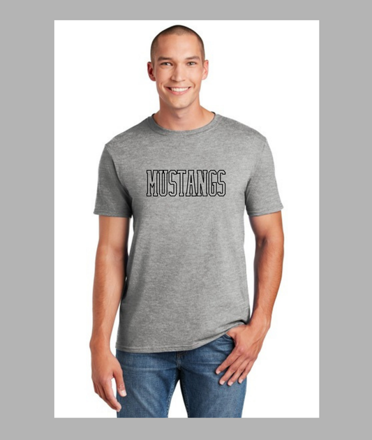 2026 Outline Mustangs Tee