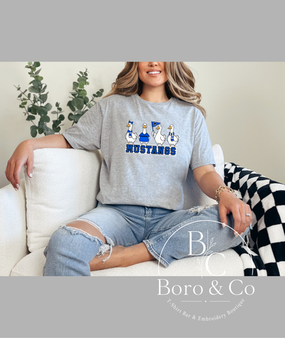 Mustangs Goose - Tee & Crewneck