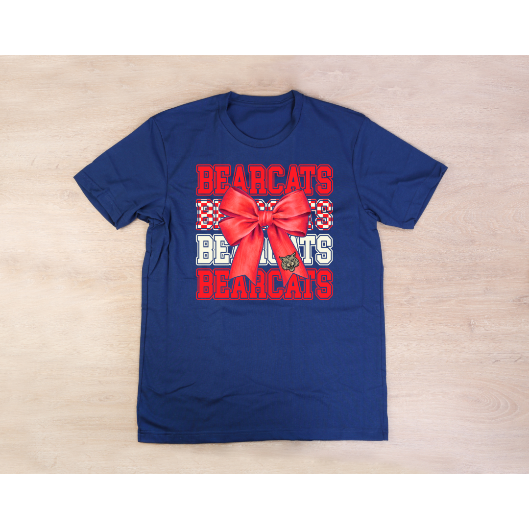 Bearcat Bow Mascot Tee - Infant/Toddler/Youth