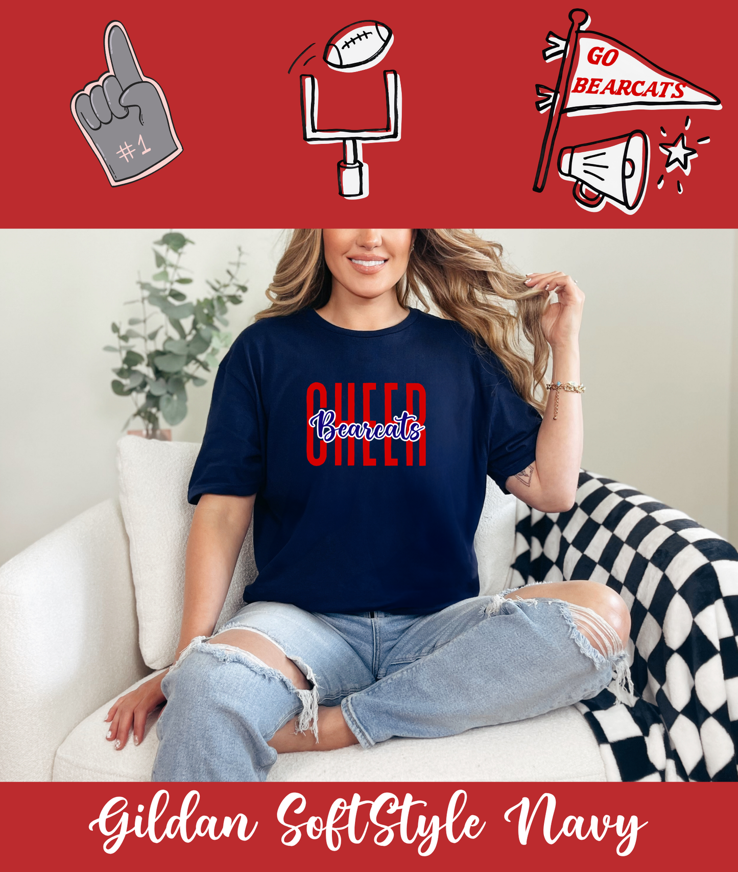 Bearcat Youth Cheer - Design 3