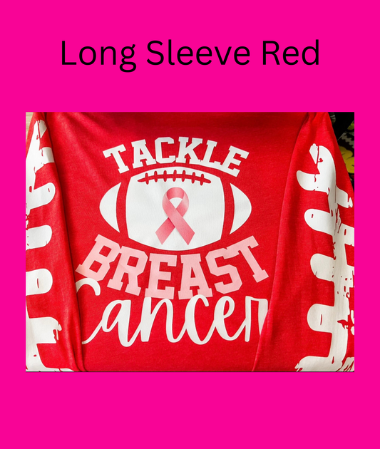 Bearcats Pink Out - Tackle Breast Cancer Long Sleeve Tee