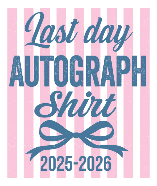 Sweet School Year Autograph Tee