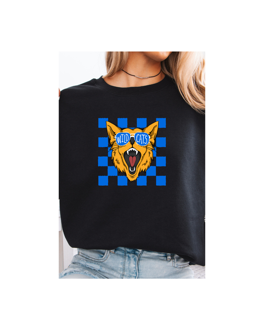 Wildcats Block Tee - Adult