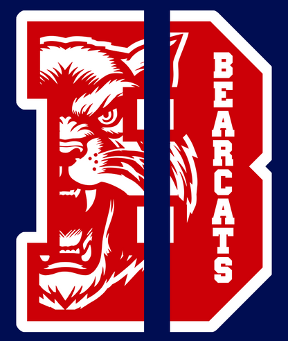 Bearcats Retro B Sweatshirt Cardigan