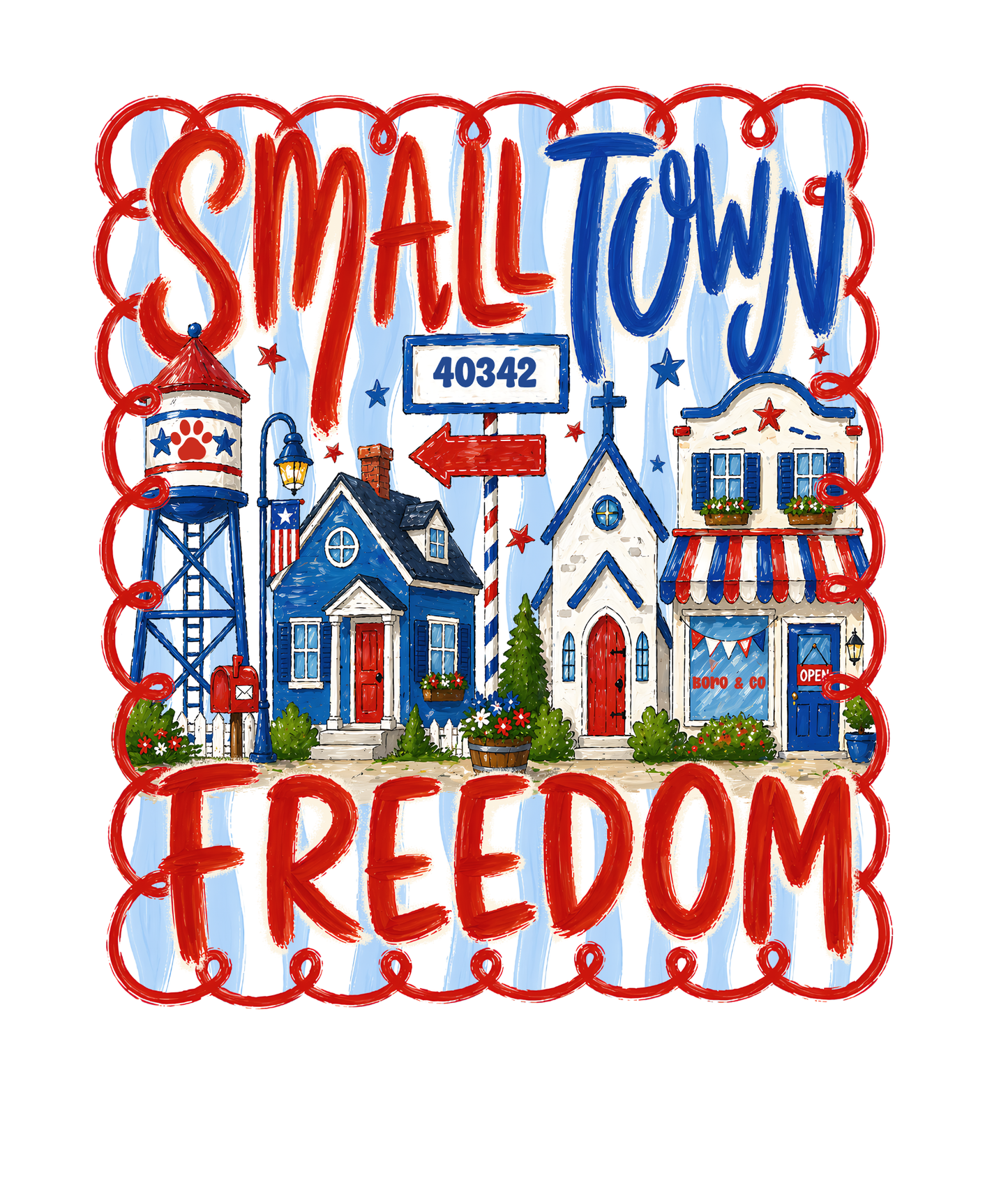 Small Town Freedom Tee