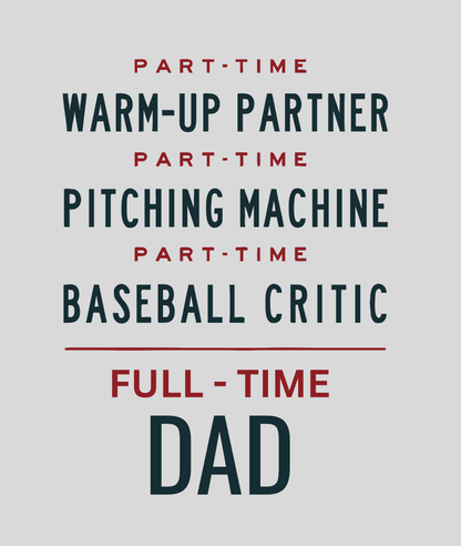 The Baseball Dad Tee - Customize Name