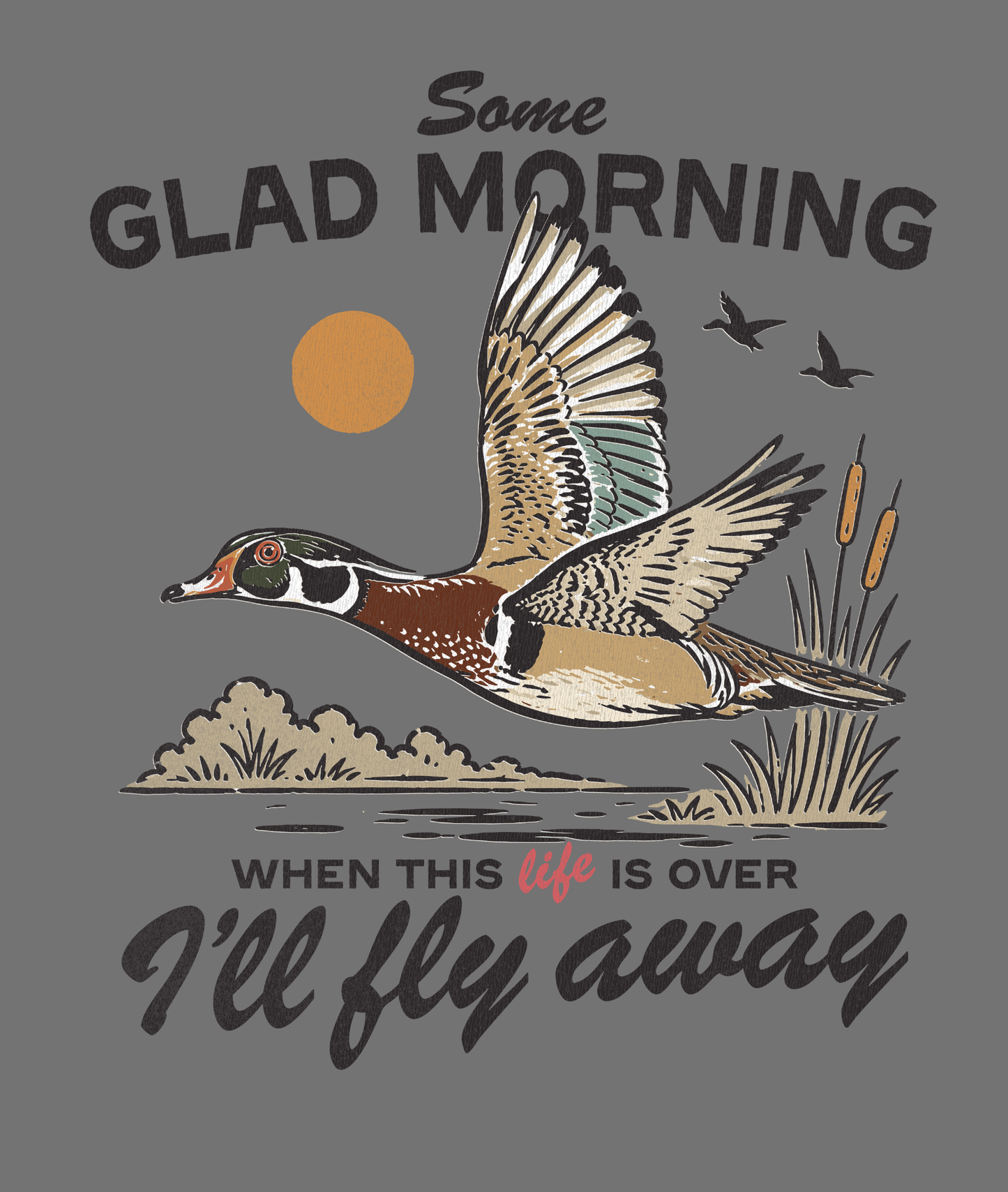I'll Fly Away Neutral Tee - Gildan SoftStyle