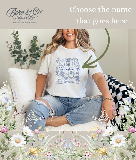Mother's Day Grateful Tee - Custom Name - Gildan Brand