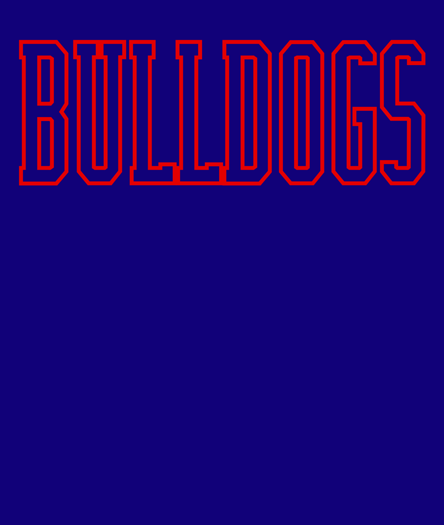 2026 Outline Bulldogs Tee