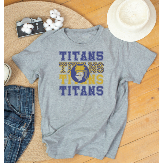 Mascot Letter Tee - Titans - All Sizes